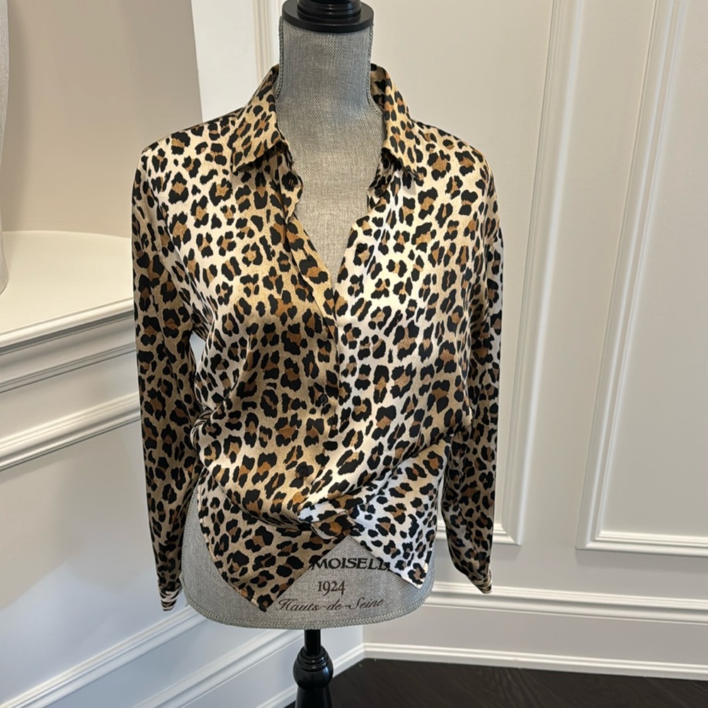 Zara Silk Effect Blouse